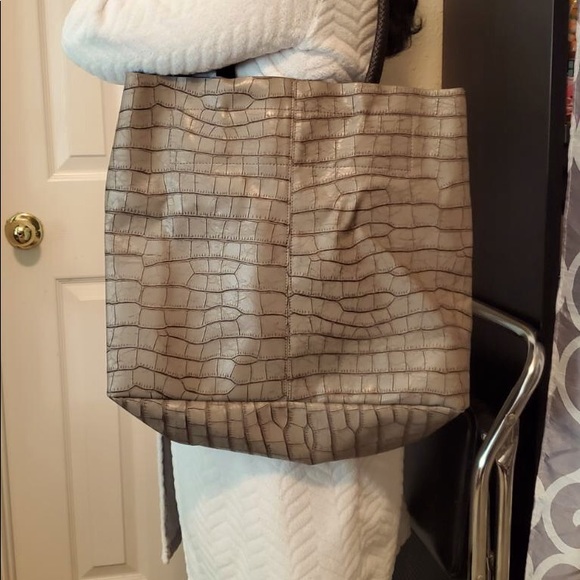 Croc pattern pliable tote - Picture 1 of 2